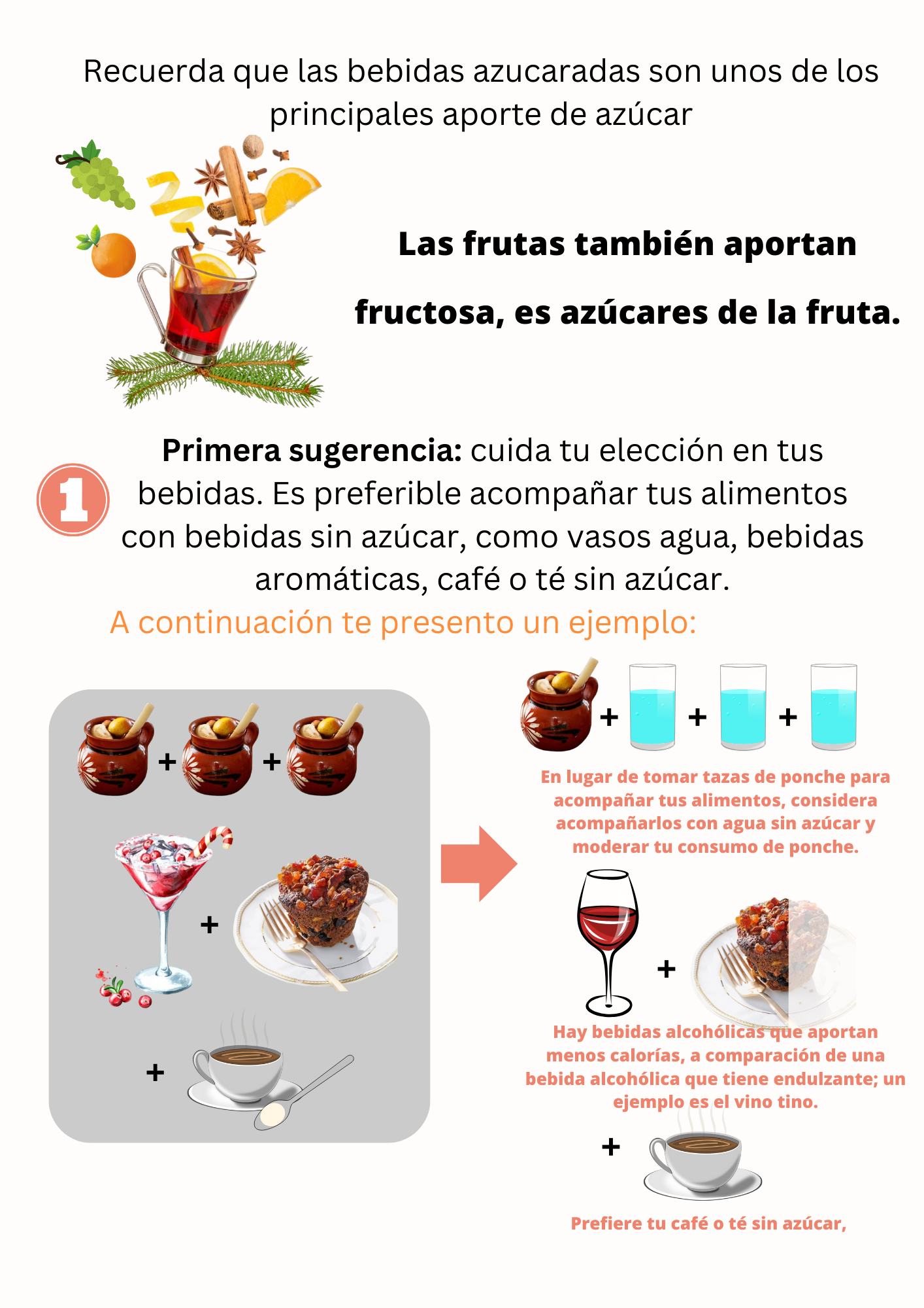 Platica navideña, consejos nutricionales